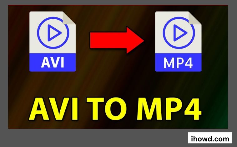 How to Convert avi to mp4