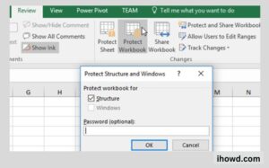 How to Protect Ms Excel Worksheets Through Passwords
