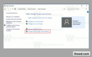 How to Turn off User Account Control 