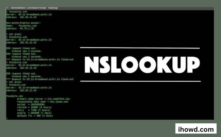 How to Use Nslookup