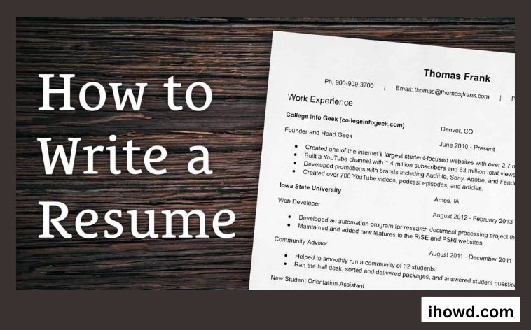 How to Write a Resume?